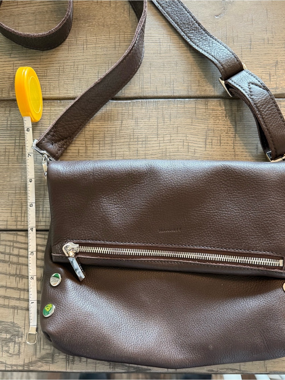 Hammitt Dark Brown Leather Crossbody Belt Bag - Picture 6 of 6